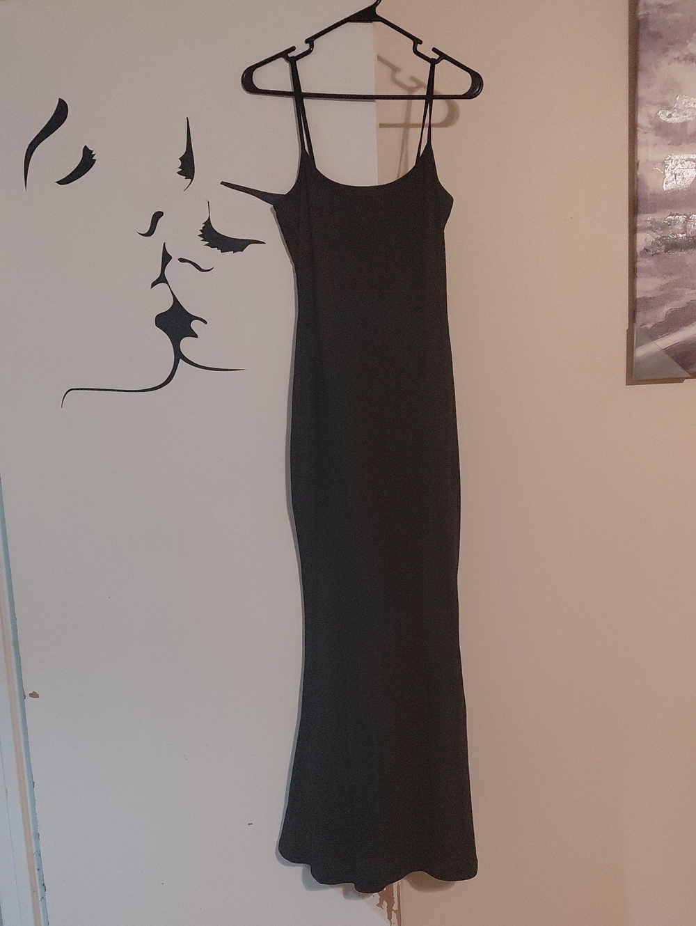 Classic Black Slip Maxi Dress